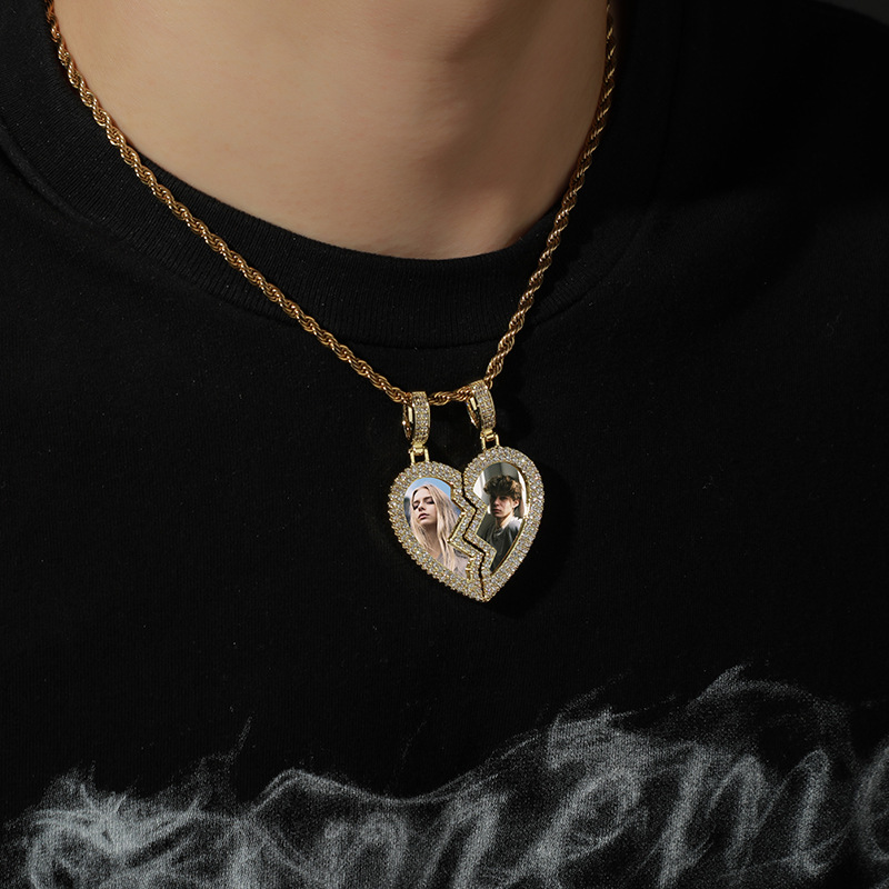 Fashion Personality Heart-shaped Multi-part Necklace