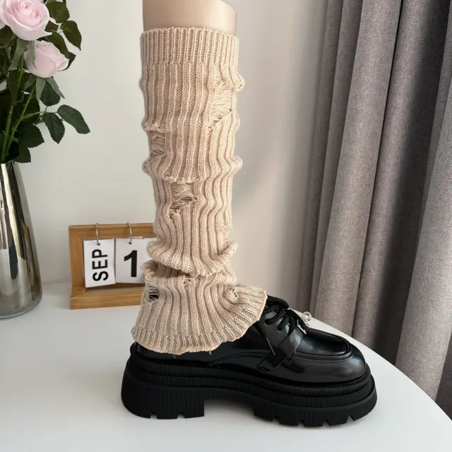 Personalized Perforated Vertical Pattern Coffee Socks Grey Pink - Shop at LoveMi