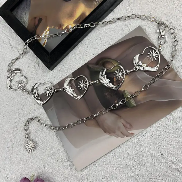 Love Metal Waist Chain Accessories For Women Silver - Shop at LoveMi