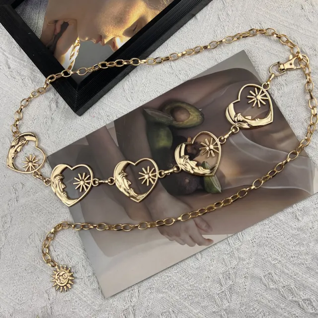 Love Metal Waist Chain Accessories For Women Gold - Shop at LoveMi