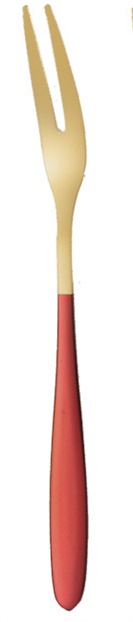 Red Gold Fruit Fork 304