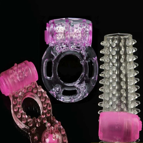 Men's Crystal Vibration Ring Horseshoe Ring