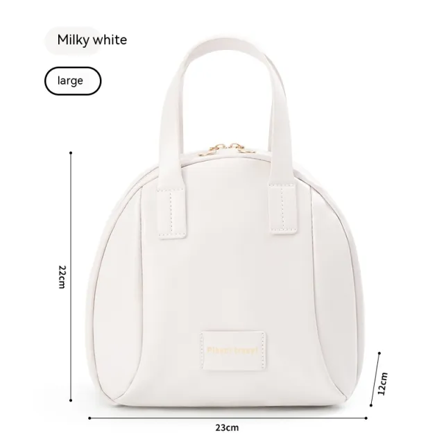 Portable Cosmetic Bag Shell Portable Large Capacity White - Shop at LoveMi