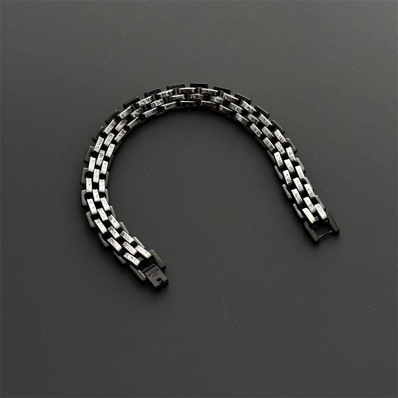 Black Double Bracelet 22CM