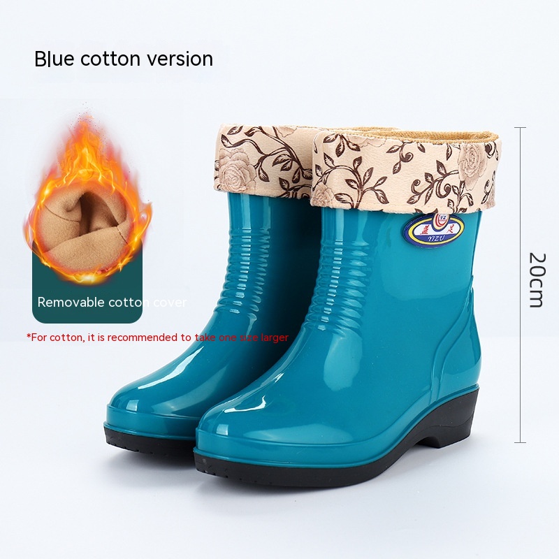 Female Blue Cotton Cover