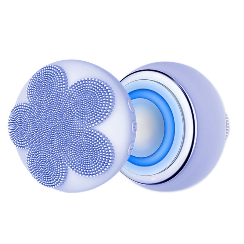 Smart Facial Cleansing Instrument LED Red And Blue Spectrum Beauty Apparatus