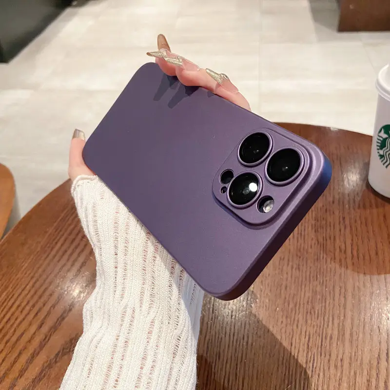 Ultra-thin Frosted Pc Phone Case All-inclusive Lens