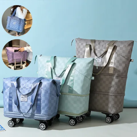 Large Capacity Travel Bags Dry Wet Separation Expansion Double
