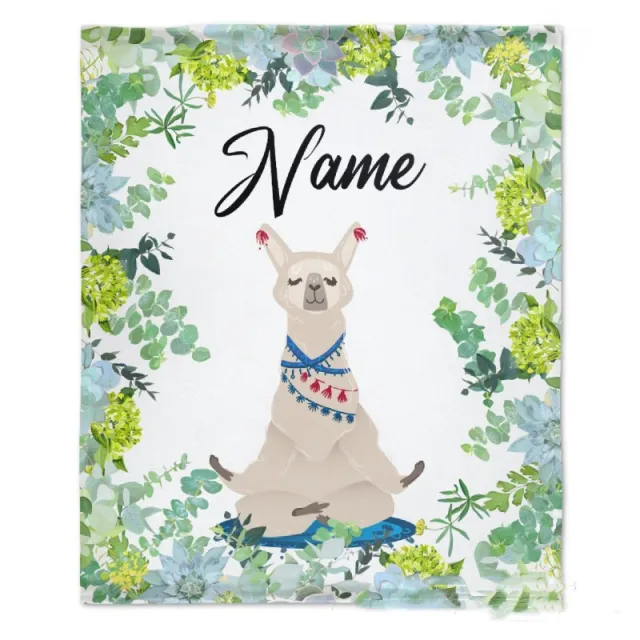 Personalized Name Flannel Milestone Blanket 9Style - Shop at LoveMi