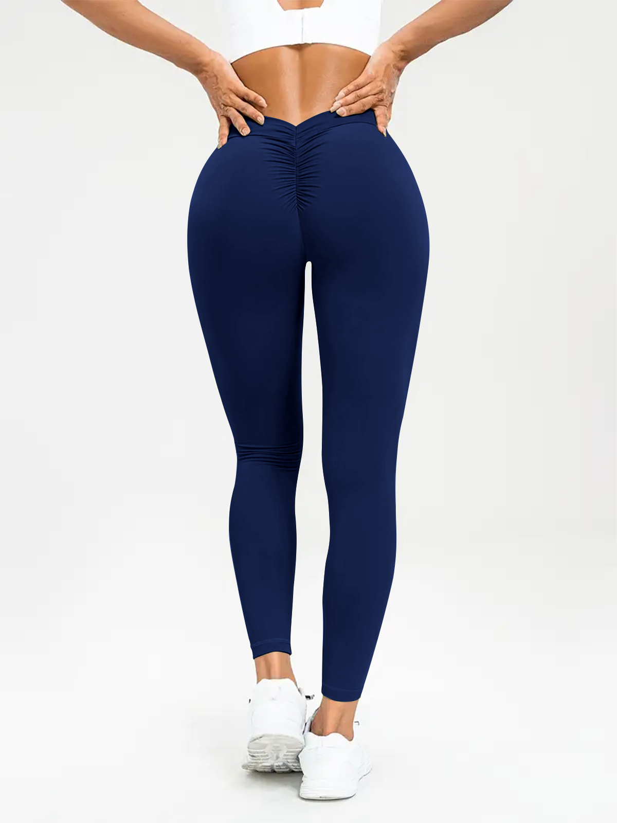 Womens-Yoga-Pants-High-Waist-Lift-High-Elastic-Tight-Fitness-Trousers