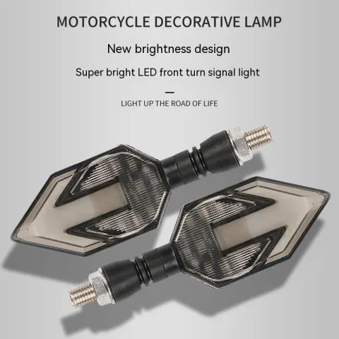 Arrow-shaped LED Motorcycle 12v Electric Vehicle Modification Direction Signal