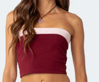 Slim fit Slimming Anti waist Low Waist Bell bottom Pants Wine Red Top - Shop at LoveMi