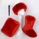bright red, fluorescent red