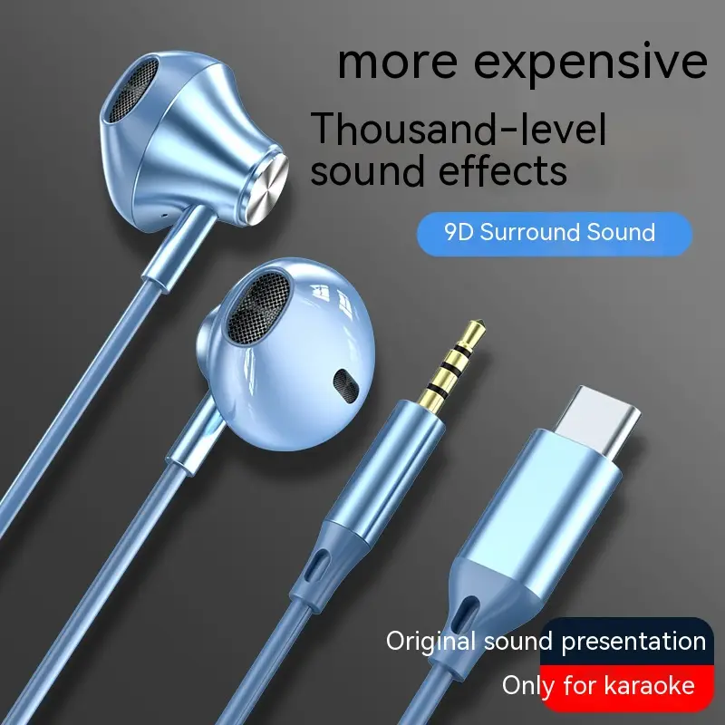 Digital Decoding Metal Extra Bass Drive-by-wire With Mic And Wired Headset