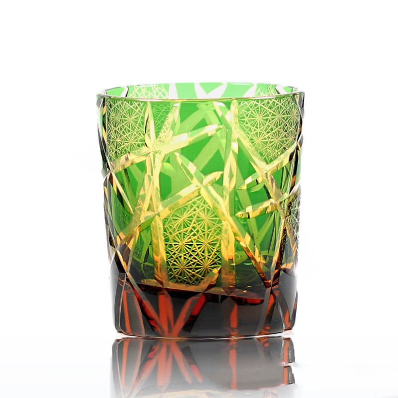 Amber Green Lightning Pattern