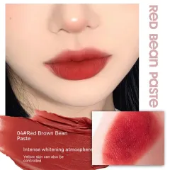 Ice Cream White Velvet Matte Matte Lip Gloss - 04 Red Brown Cameo Brown - View 1