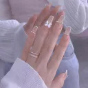 Ushaped French Diamond Bow