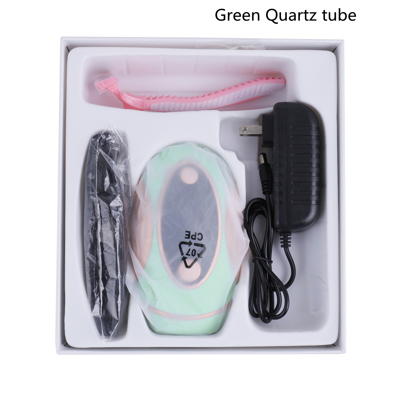 Green Quartz tube