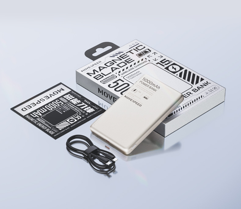 Speed 5000 MA Power Bank Ultra-thin Transparent 5