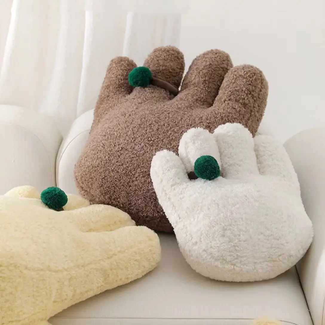 Palm Pillow Creative Simulation Five Finger Shaped