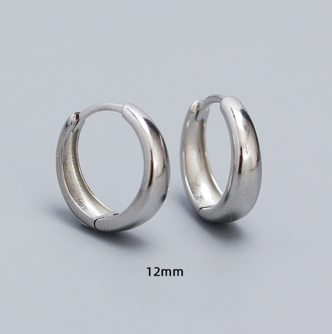 12mm White Gold Color