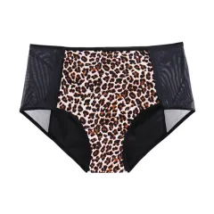 Women's Fashion Large Size Physiological Underwear - Leopard Print - View 1