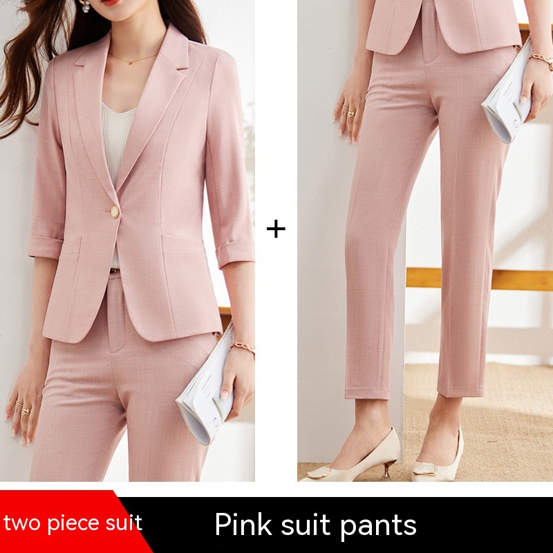 Pink Suit Pants