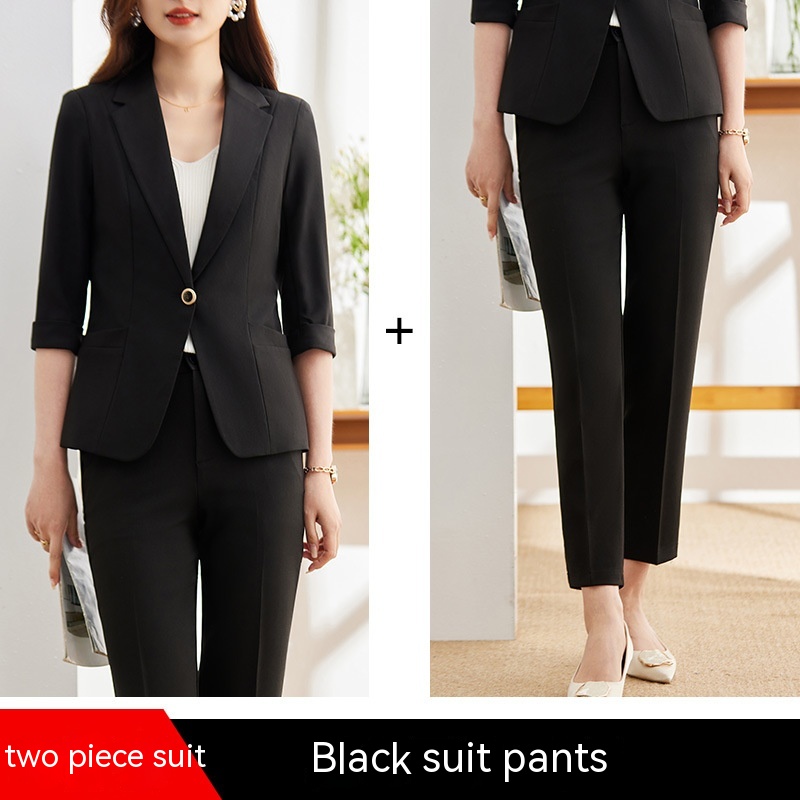 Black Suit Pants