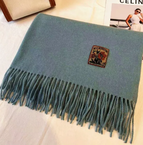 Retro Couple Scarf Cashmere like Warm Haze Width 70Cm - Shop at LoveMi