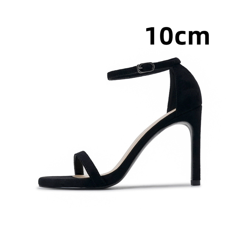 Suede Black 10cm