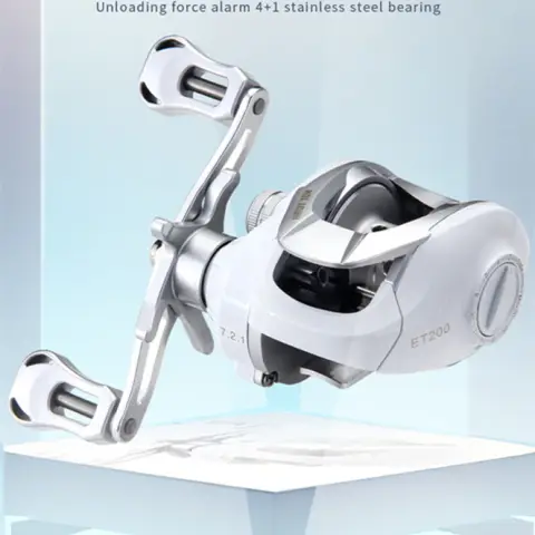 Small White Micro Item Bait Casting Reel Drip Wheel