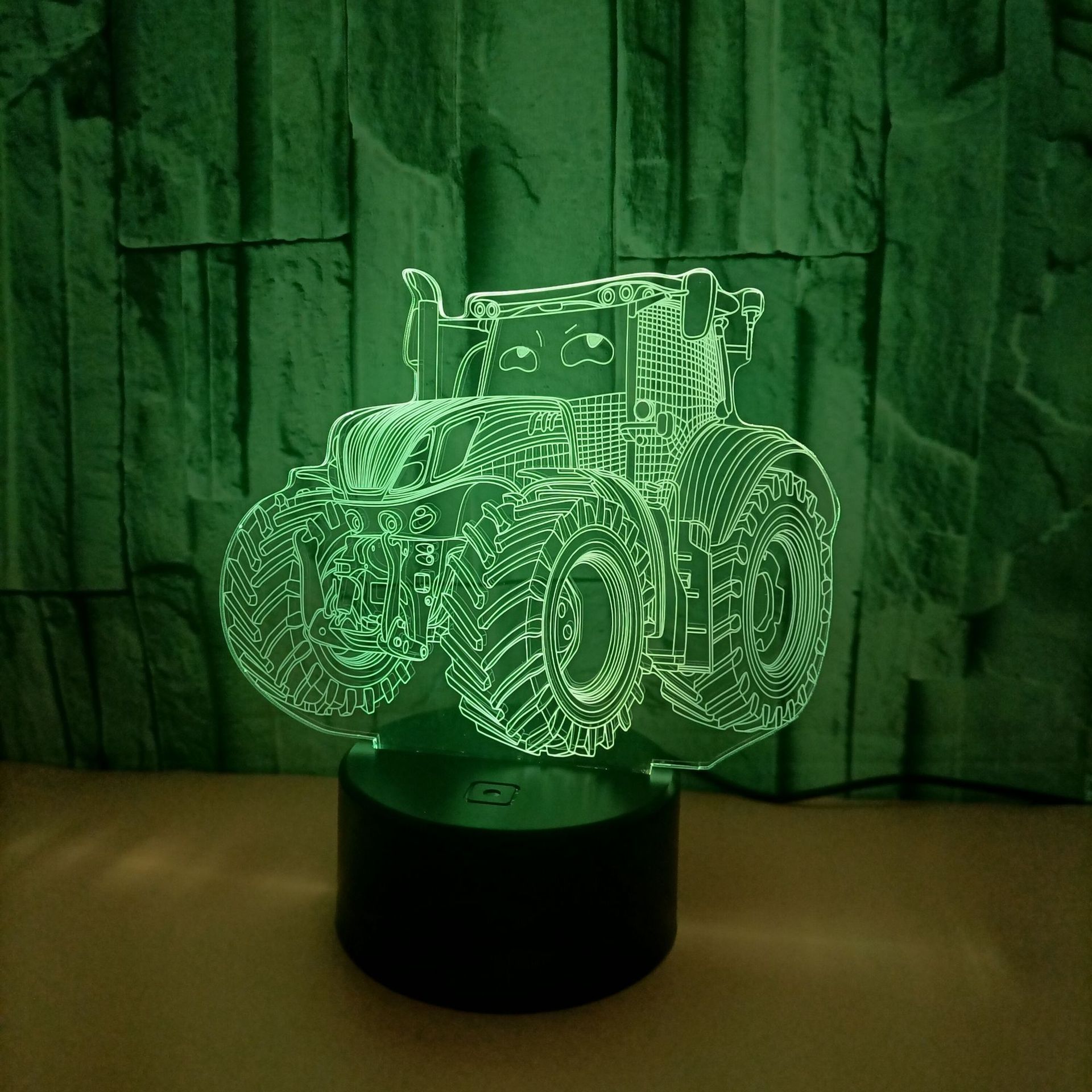 Tractor 3D Touch 7 Color Bedroom Night Light
