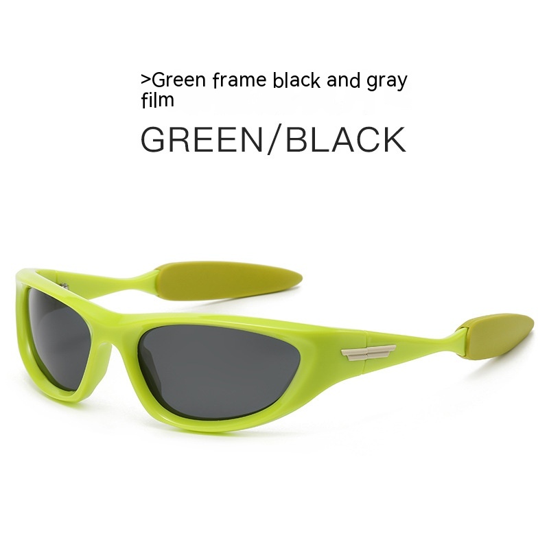 Green Frame Gray Piece