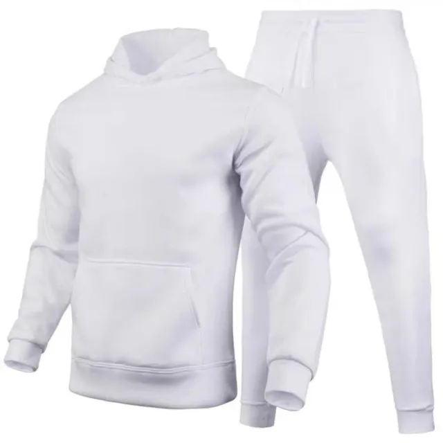 Women's Casual European Size Blank Solid Color Set White - Shop at LoveMi