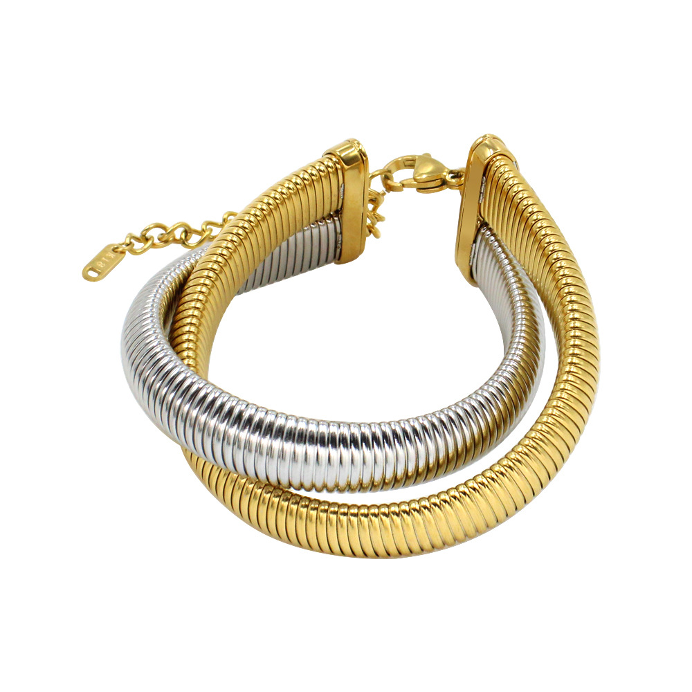 12mm Gold Mixed Color Bracelet