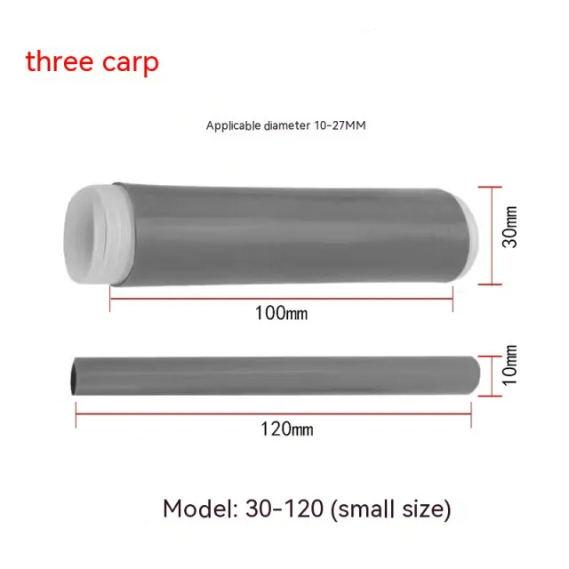 Silicone Sleeve Cold Shrink Insulation Tube Silicone Pan Handle Cover 30To120Mm - Shop at LoveMi