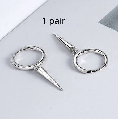 Personality Pointed Cone Simple Trendy Ear Jewelry