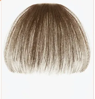 French 3d Air Bangs Wig Female Character Natural And Realistic Invisible Real Hair Piece Light Brown - Shop at LoveMi