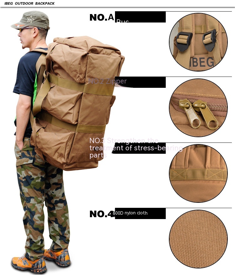 Outdoor Multifunctional High-capacity Car Mounted Mountaineering Bag - Image 8