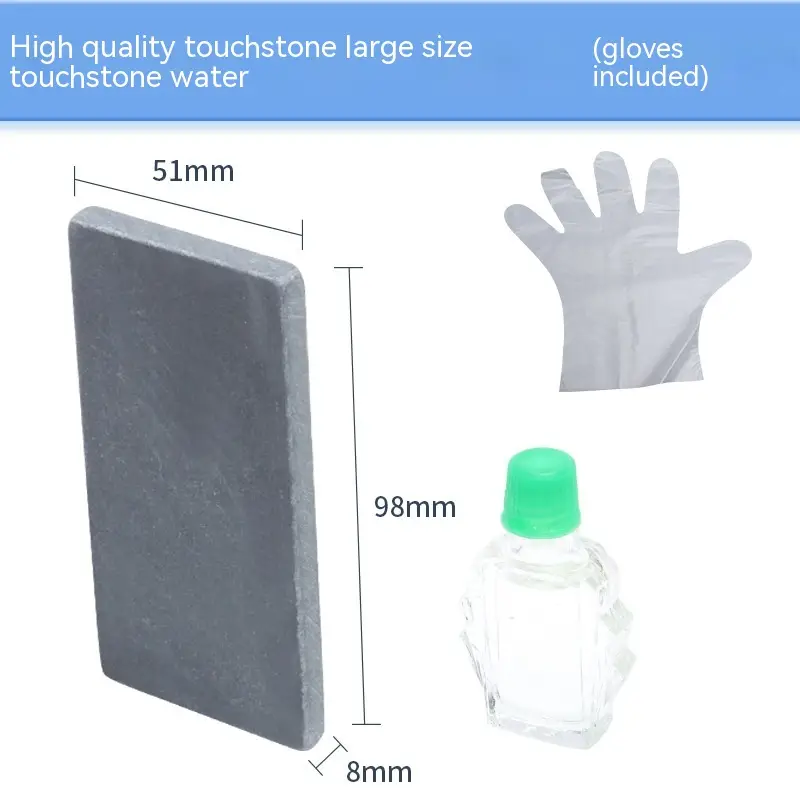 Identify True And False Touchstone Test Gold Water Gold Check Recovery Portable Jewelry Identification Tool