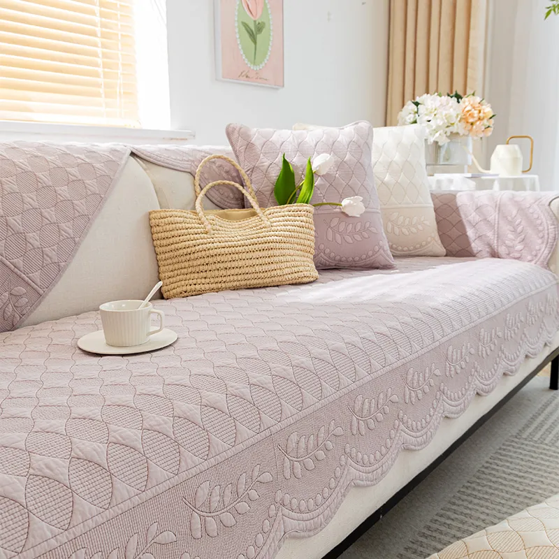 Solid Color Versatile Cushion For All Seasons - Pale Pink