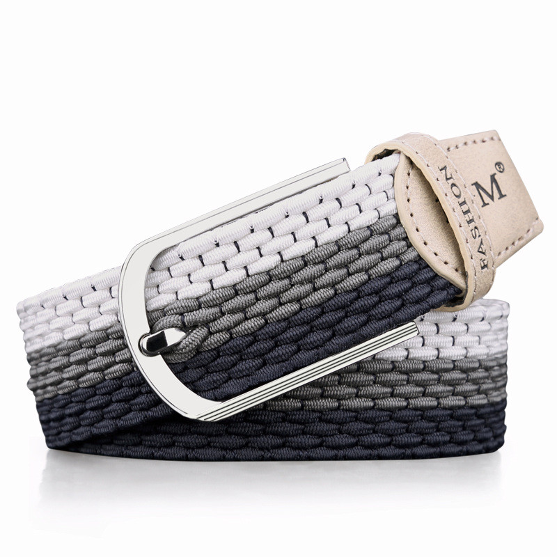 Beige Leather White Gray Blue