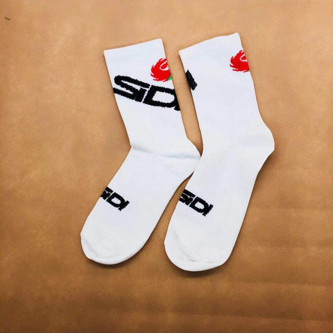 2 Colors SD Socks White