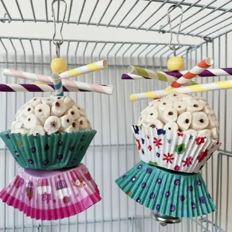 Parrot Toy Bird Edible Soft Ball Shredding Toy Relieving