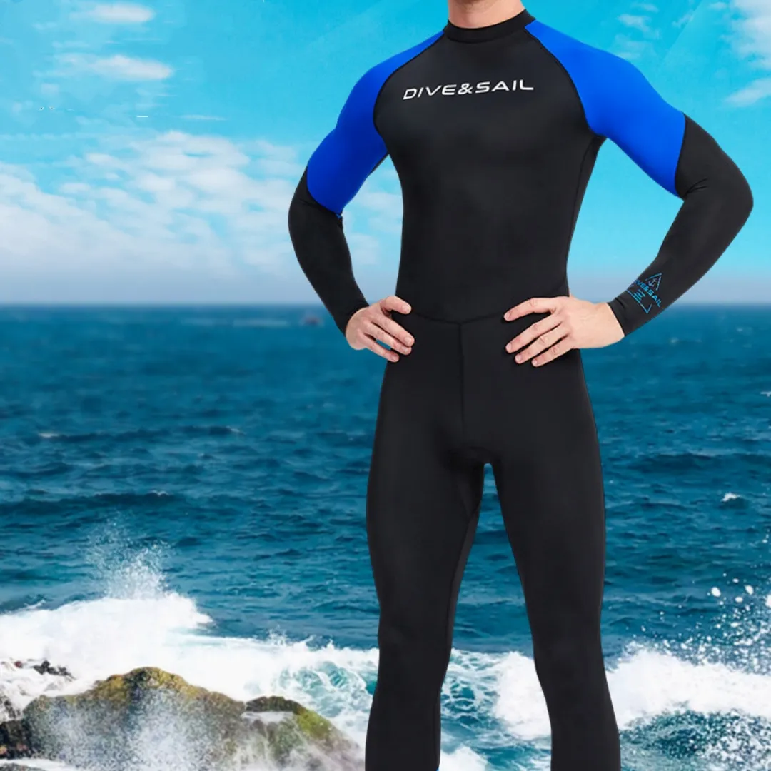 New Diving Suit Men's One-piece Thin Type