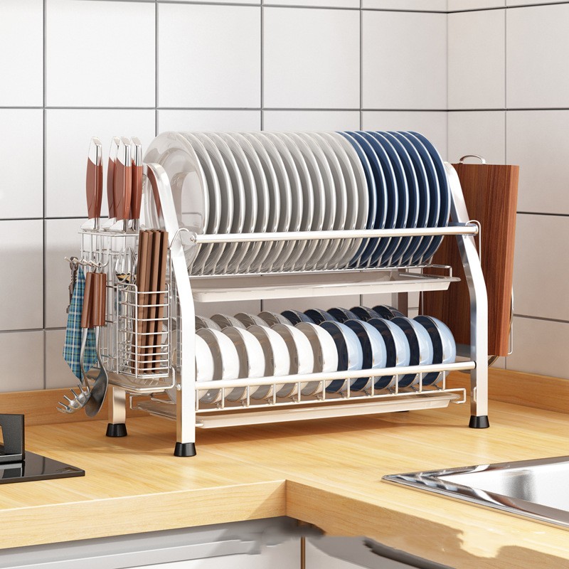 Stainless Steel Kitchen Storage Rack Multifunctional - Image 1
