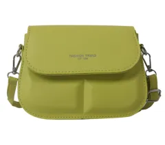 Girls Fashion Crossbody Bag One Shoulder Retro - Green - View 1