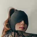 Black Ponytail Hood