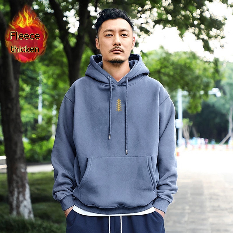 Gray Blue Hooded Velvet