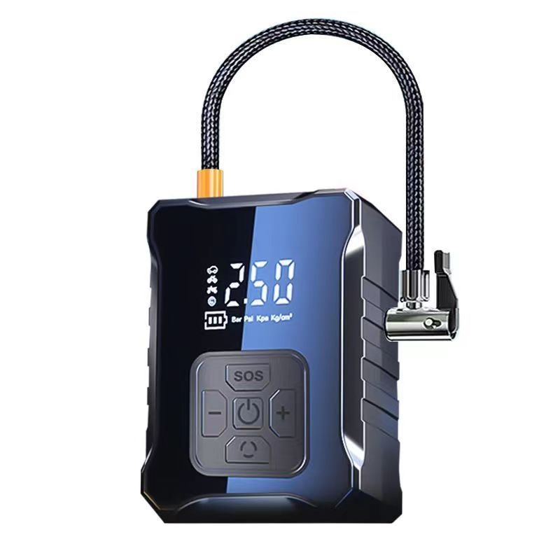 Gonfleur de voiture portatif haute pression — Pompe à manomètre 120 W 1